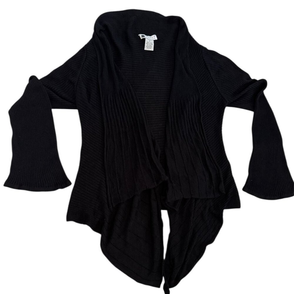🔥 4 for $20 DEAL 🔥 Carole Little Black Open Front Cardigan Size M